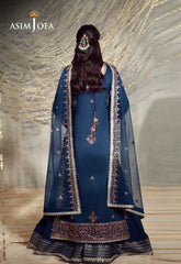 AJULFE-13 Embroidered Slub Lawn stitched 3 Pcs
