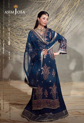 AJULFE-13 Embroidered Slub Lawn stitched 3 Pcs
