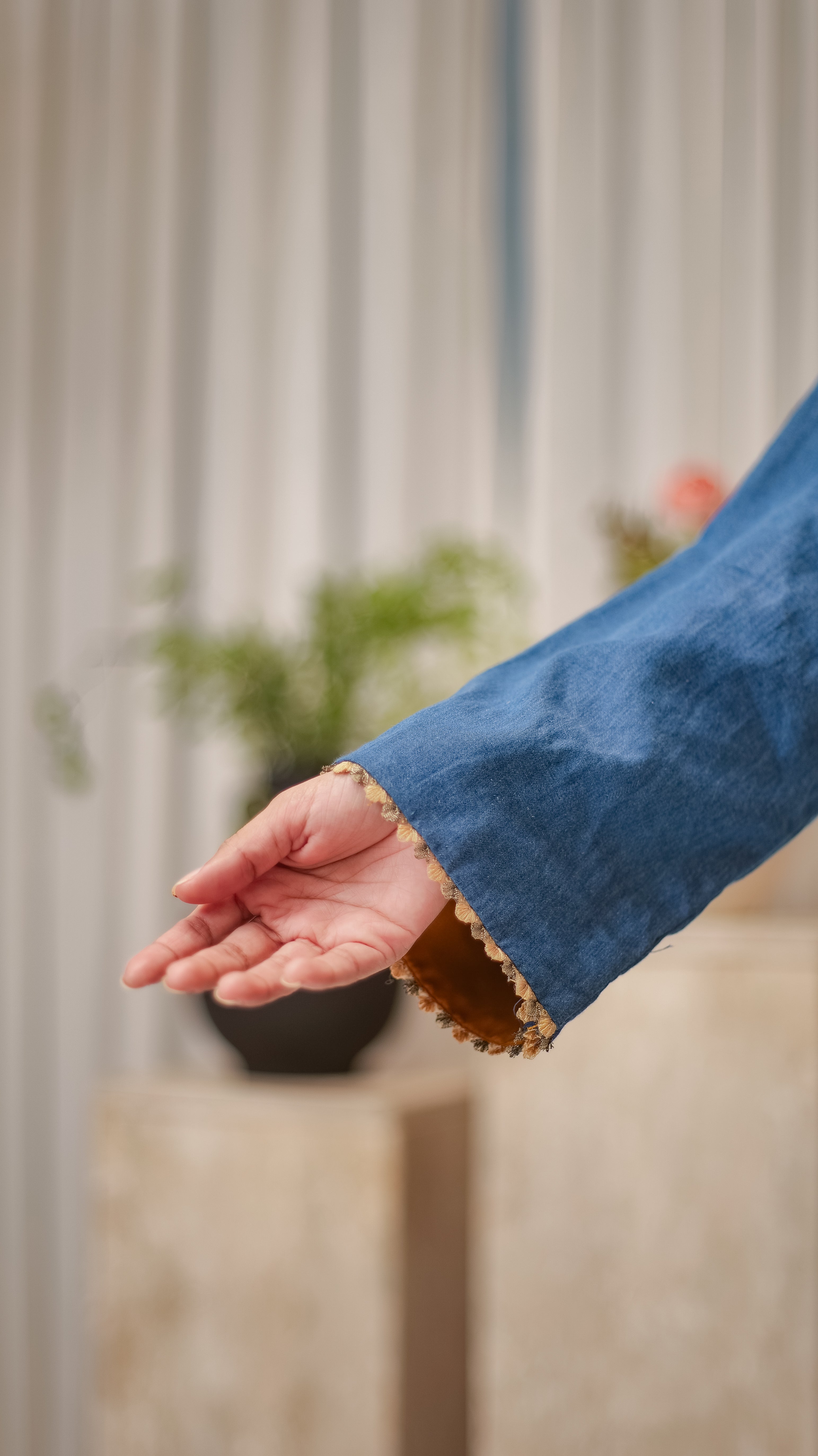 MSP 106 - Jeans Kaftan Shirt (1 Piece)