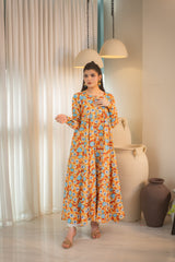 MSP-104 Printed Frock and pants 2 Piece