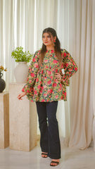 MSP 201 - Red And Green Kurti