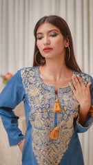 MSP 106 - Jeans Kaftan Shirt (1 Piece)
