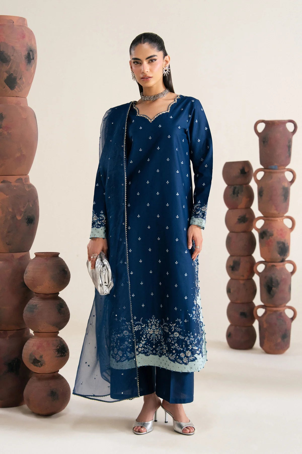ZAVIYAA 3PC - FESTIVE EID PRET