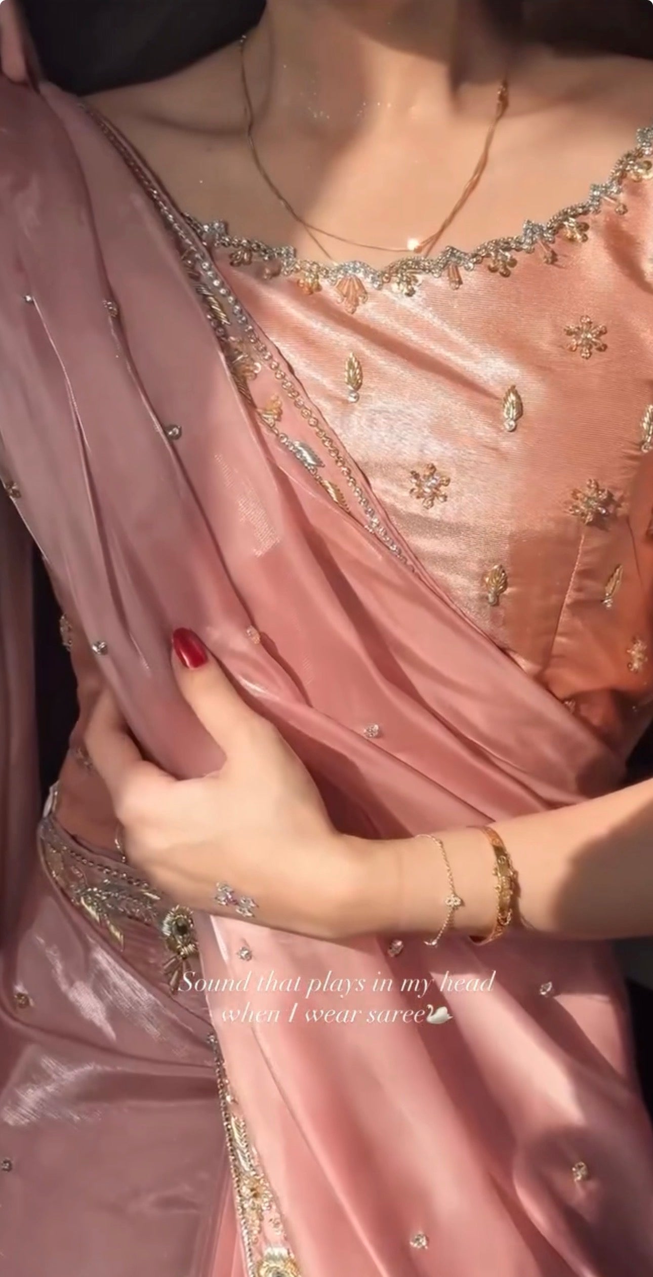 Blush Pink Sari | INDIAN Sari