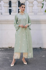 MINT DREAM 3PC - FESTIVE EMBROIDERED LAWN