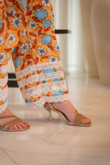 MSP-104 Printed Frock and pants 2 Piece