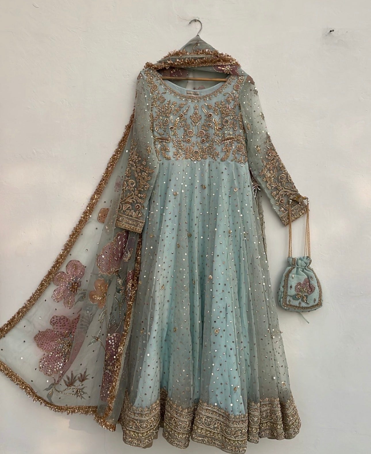 Organza Embellished Peshwas