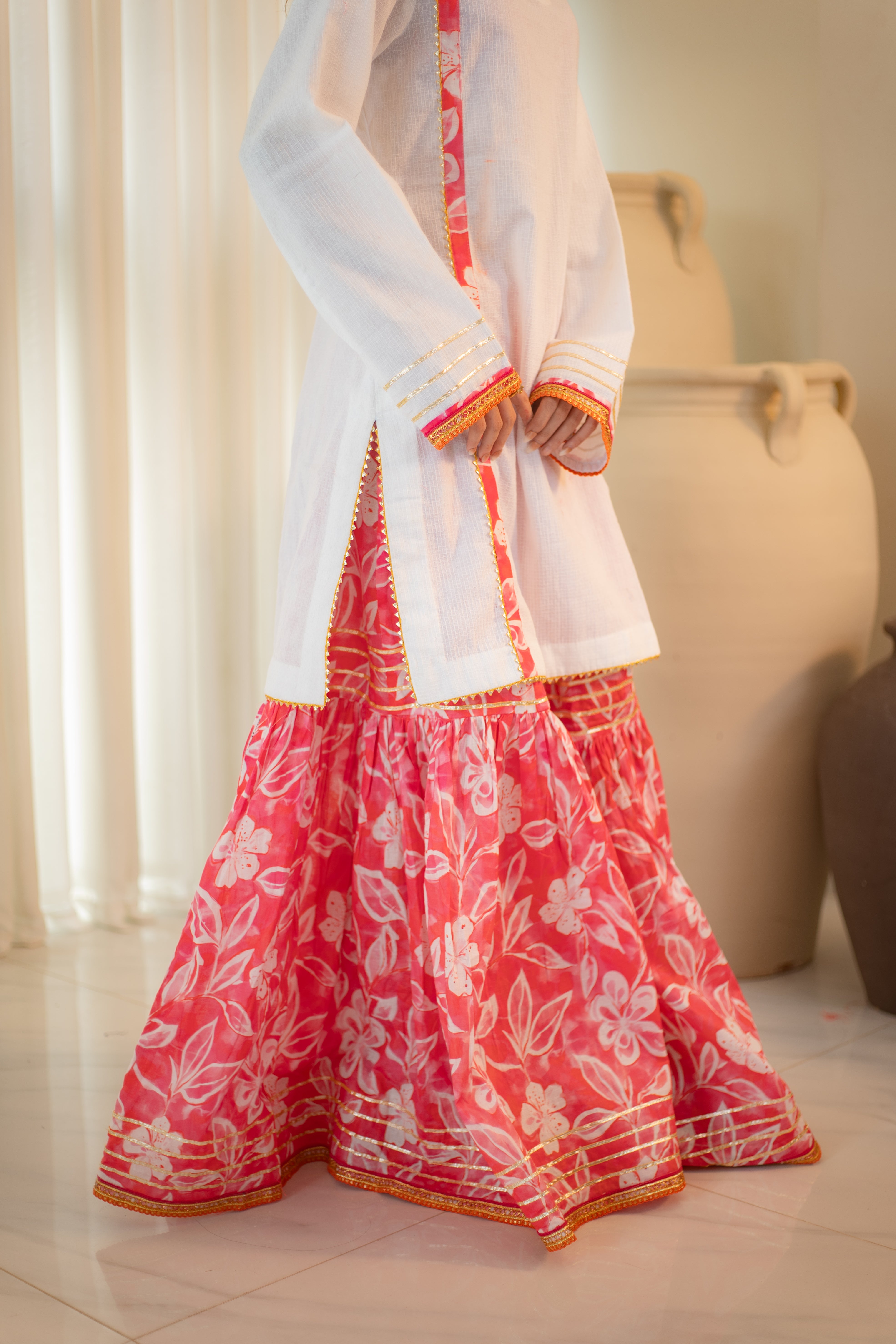 MSP-102 Printed Gharara with Shirt 2 Piece