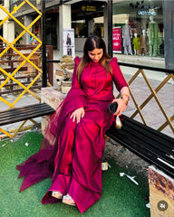 Farshi Shalwar Basic Puff Sleeves