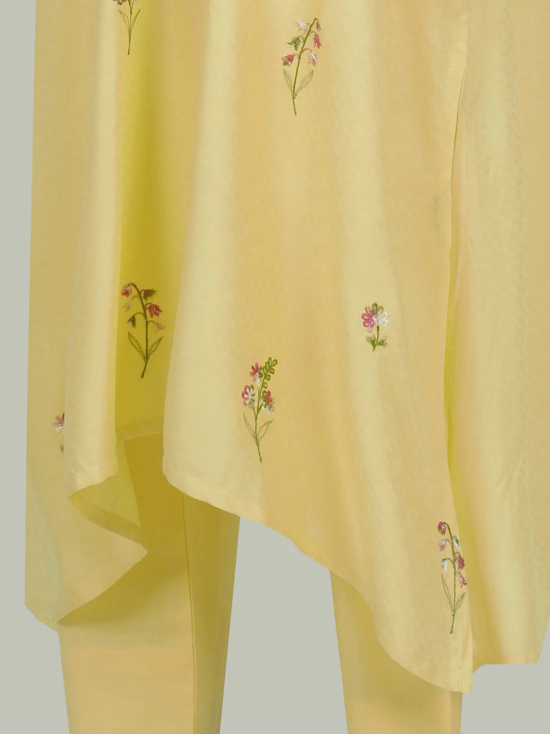 2 Piece Self Jacquard Suit- Embroidered (Pret)