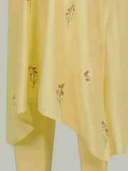 2 Piece Self Jacquard Suit- Embroidered (Pret)