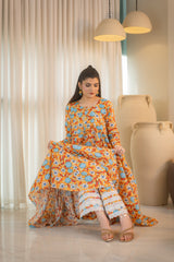 MSP-104 Printed Frock and pants 2 Piece