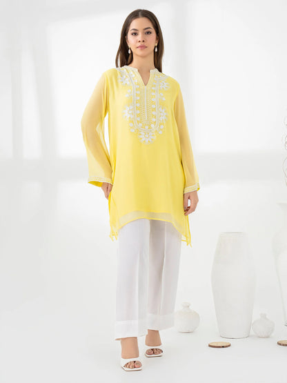 Chiffon-Kurti-Embroidered-Pret