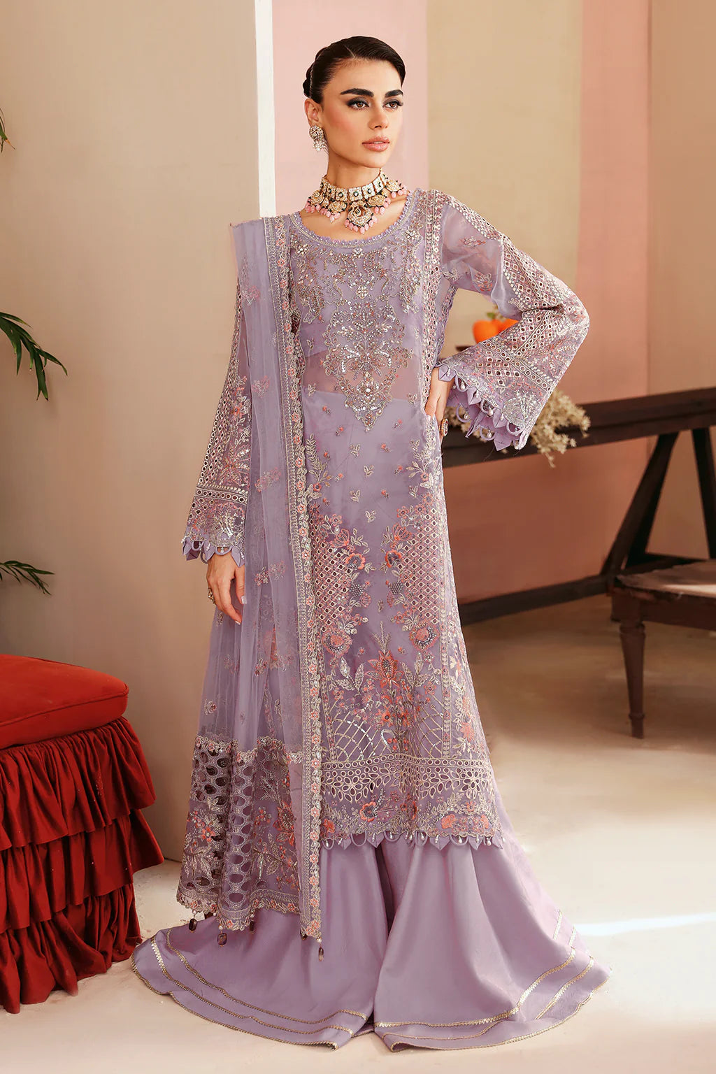 E-201-Embroidered-Organza-suit-with-Net-Dupatta