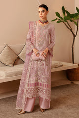 Ramsha E-206 Embroidered Organza Ensemble