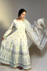 GULNAR BLOCK-PRINTED ENSEMBLE