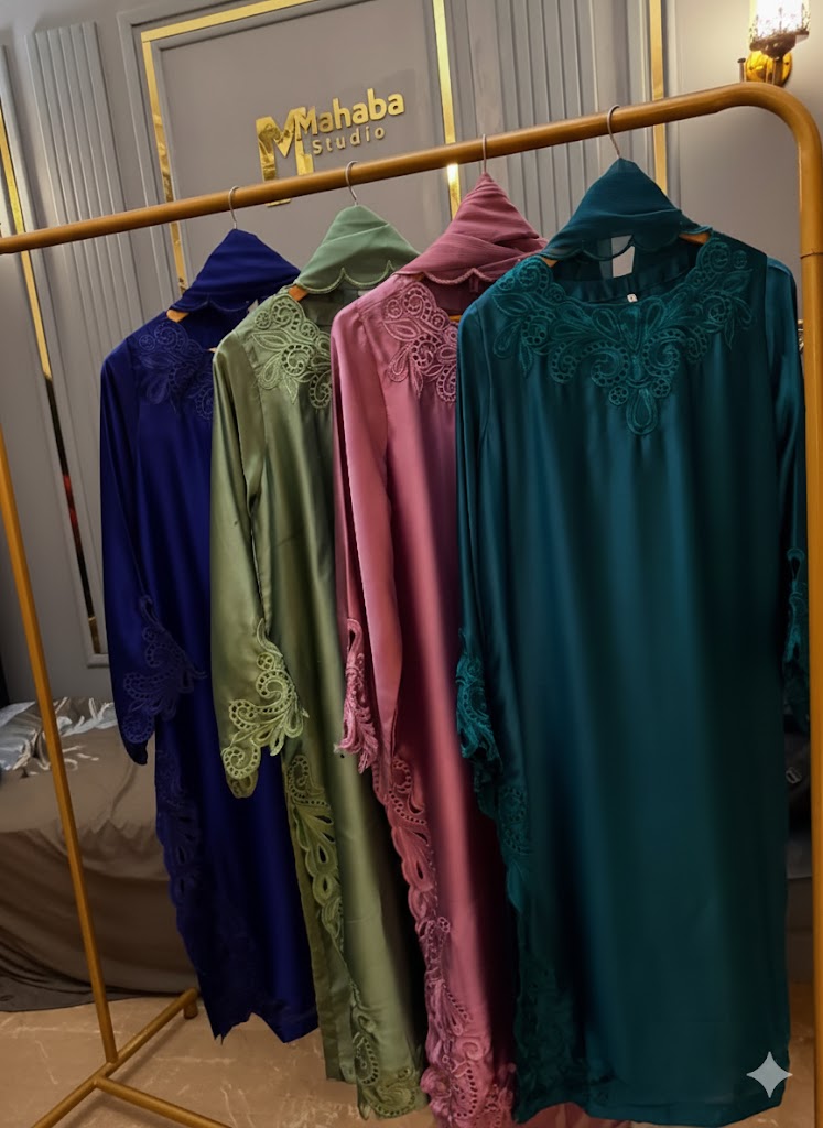 Short Silk Long Shirt with Cutwork Details & Chiffon Dupatta – 3 Piece Set