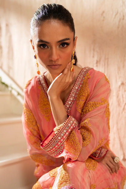 Embroidered 2-Piece Suit – Baby Coral