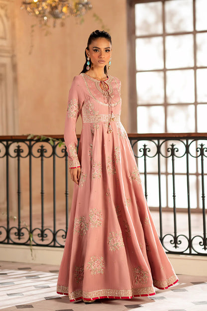 Embroidered Pishwas – Blush Coral