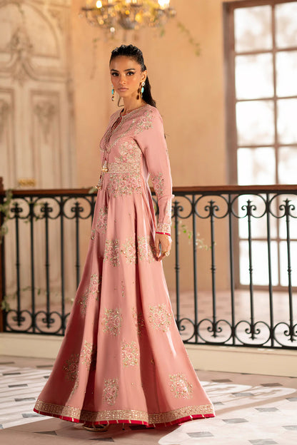 Embroidered Pishwas – Blush Coral