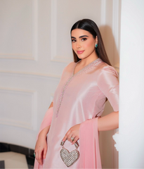 Soft Pink Farshi Shalwar Set