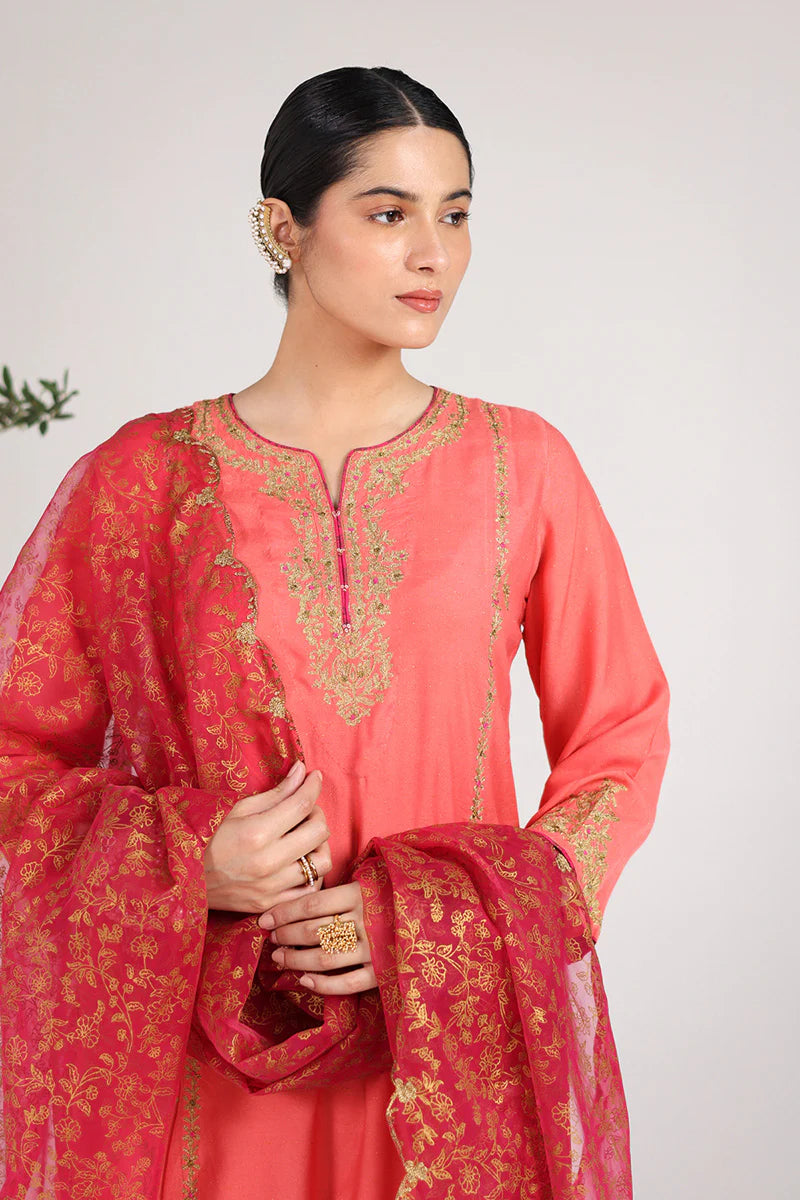 HUES OF RED ZAREEN 3 PIECE
