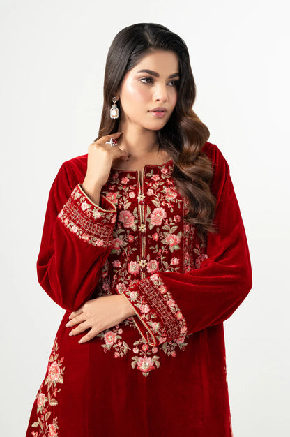EMBROIDERED SHIRT BOTTOM SUIT