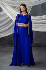 P-302 - Long Shirt with Chiffon Upper