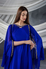 P-302 - Long Shirt with Chiffon Upper