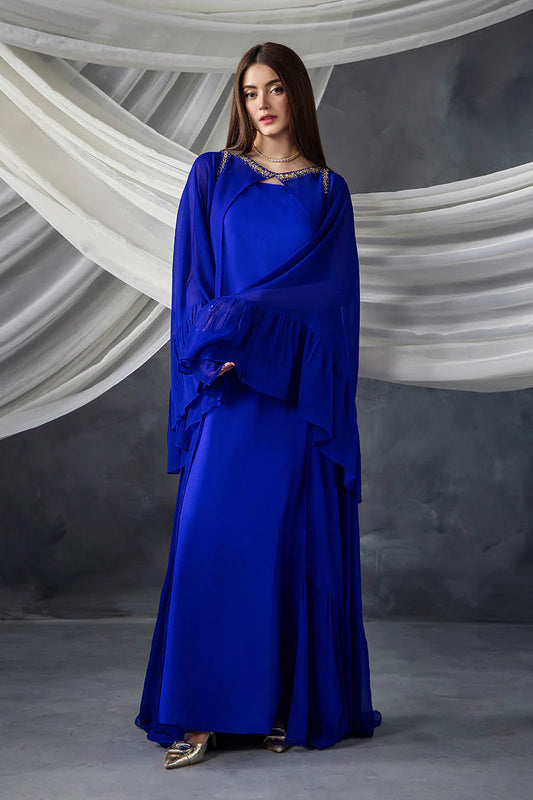 P-302 - Long Shirt with Chiffon Upper