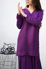 MSP-006-Nourya | Purple With Olive And Purple Color Dupatta