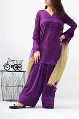 MSP-006-Nourya | Purple With Olive And Purple Color Dupatta