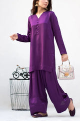 MSP-006-Nourya | Purple With Olive And Purple Color Dupatta