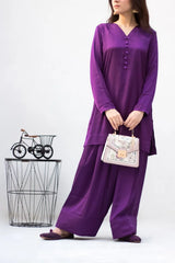MSP-006-Nourya | Purple With Olive And Purple Color Dupatta