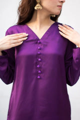MSP-006-Nourya | Purple With Olive And Purple Color Dupatta