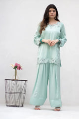 MSP-007-Irvaa | Mint Green Cut Work