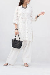 MSP-001-Zimal | White Dress Chicken Kari - 3 Piece