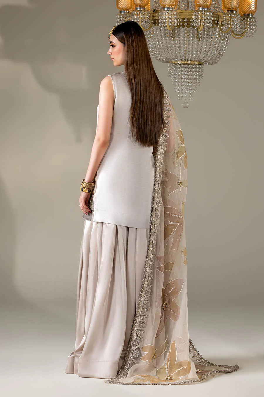 P-299 - Gharara with Hand Embellished Dupatta