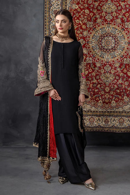 P-300 - Black Farshi Salwar Kameez