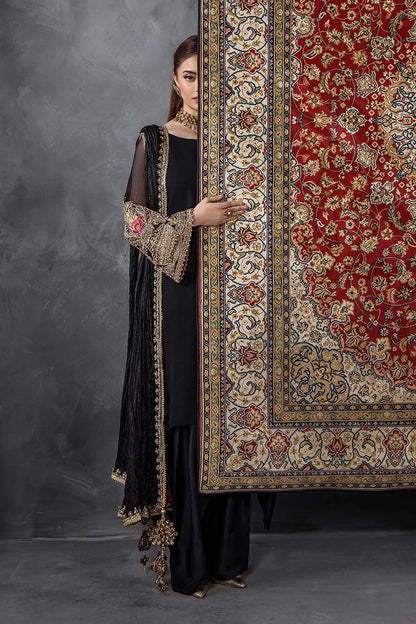 P-300 - Black Farshi Salwar Kameez