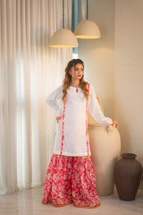 MSP-102 Printed Gharara with Shirt 2 Piece