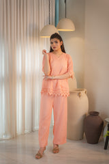 MSP 101 - Peach Dress 2 Piece