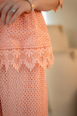 MSP 101 - Peach Dress 2 Piece