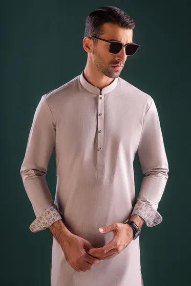 ROMANIA - SAND COTTON KURTA TROUSER