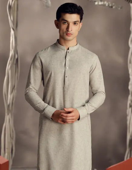 STONE BLENDED KURTA PAJAMA