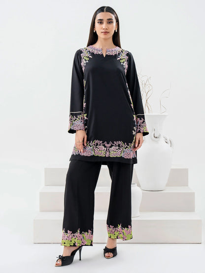 SilkCo-OrdSet-Embroidered-Black