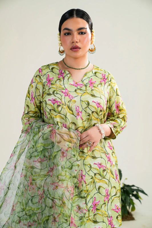 SUNEHRI PHOOL RANG & DASTAAN 3 PIECE SUIT