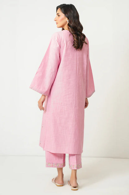 Stitched 2 Piece Embroidered Both Side Slub Suit