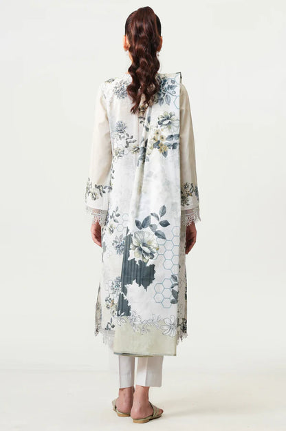 Stitched 3 Piece Digital Printed Lawn Suit