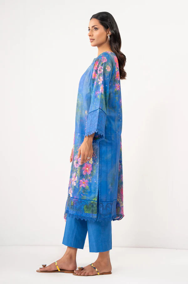 Stitched 3 Piece Digital Printed Lawn Suit